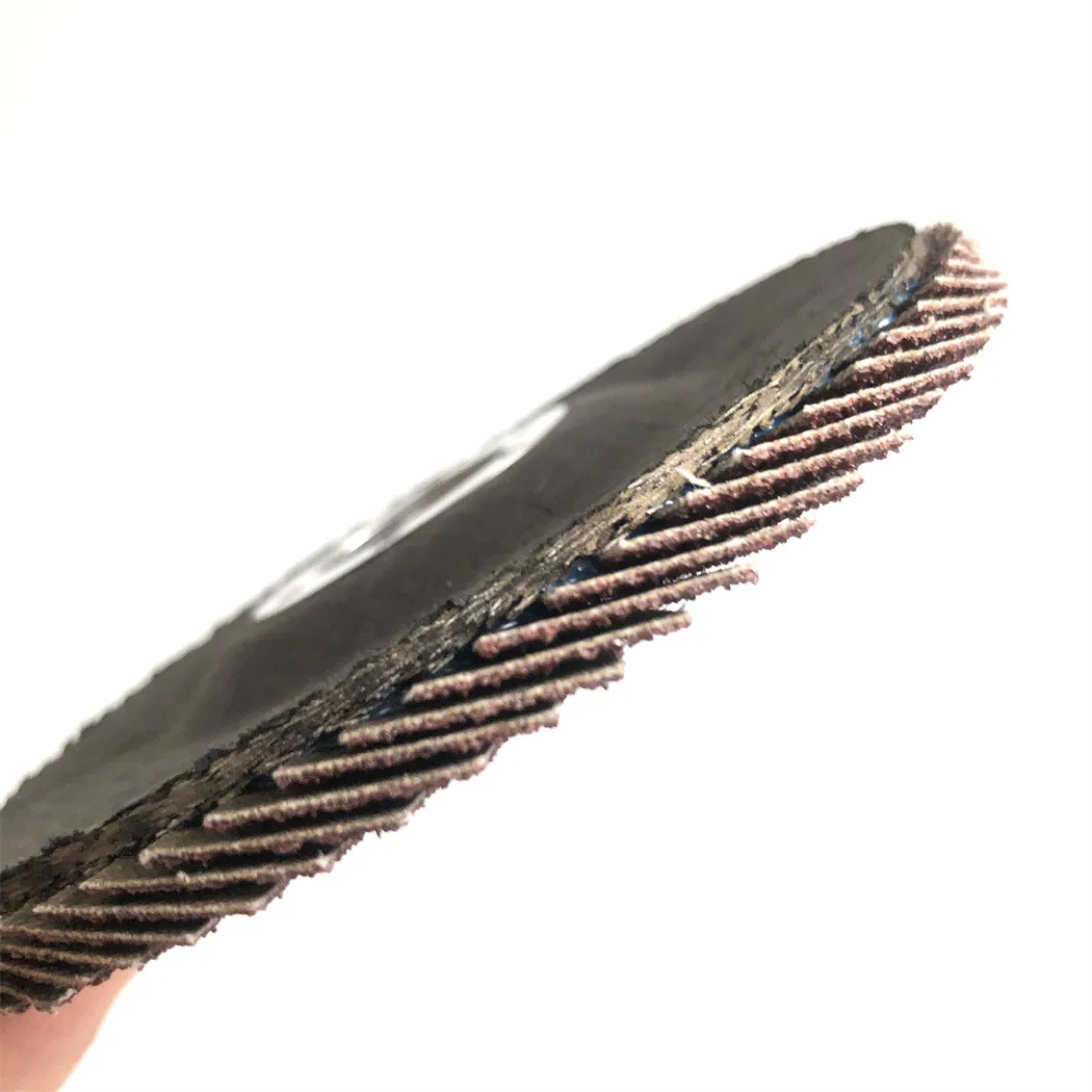 Лепестковый круг 115x22 мм, красный, 4.5 дюйма