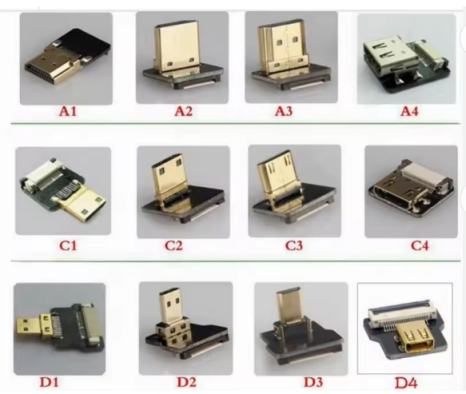90 Degree HDMI Cable Fpv Systems Flexible HDMI Cable with 90 Degree Angle for Drones