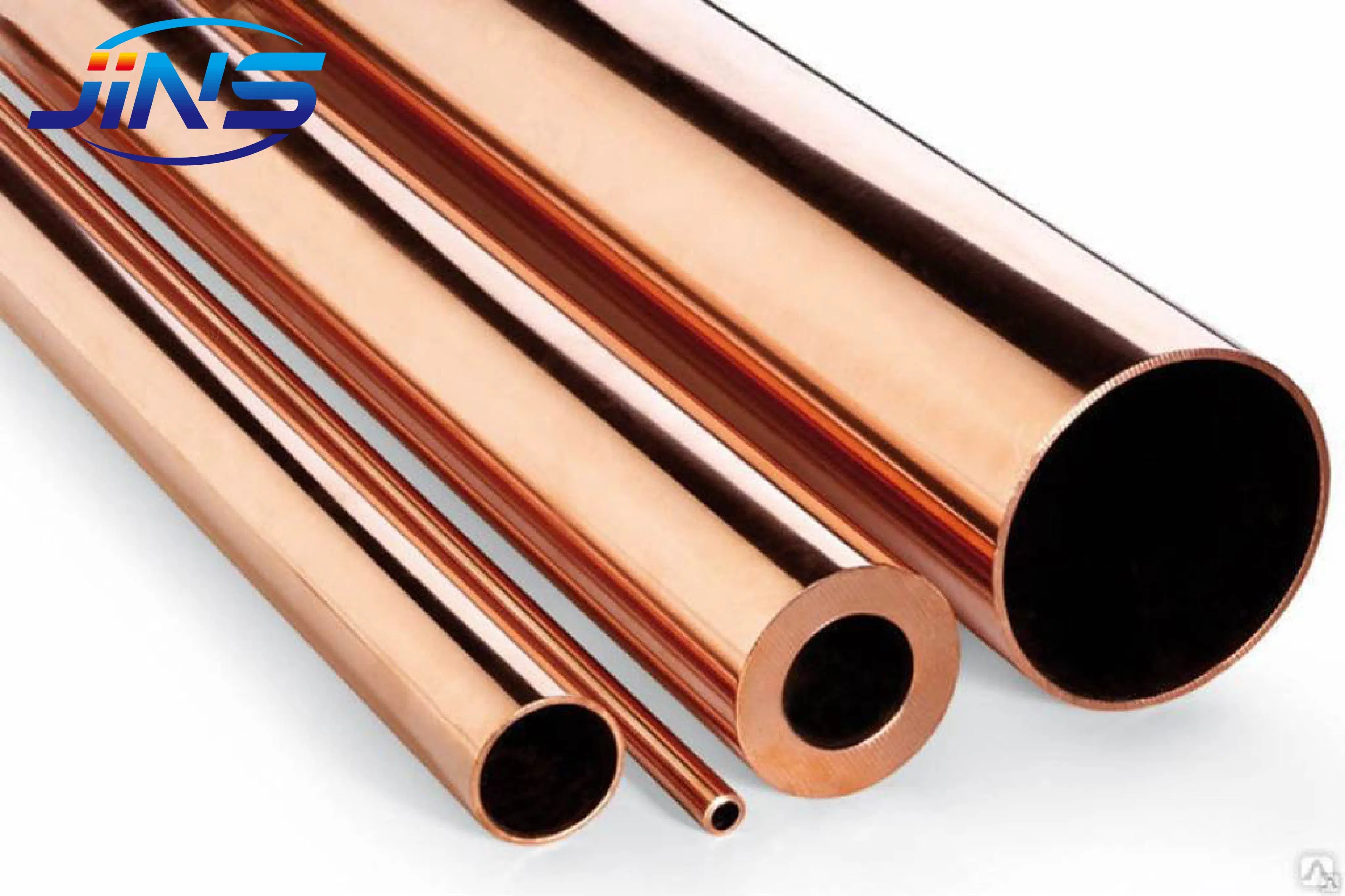 Copper Pipe Tube 99.9% Purity Refrigeration Air Conditioner Hard Temper