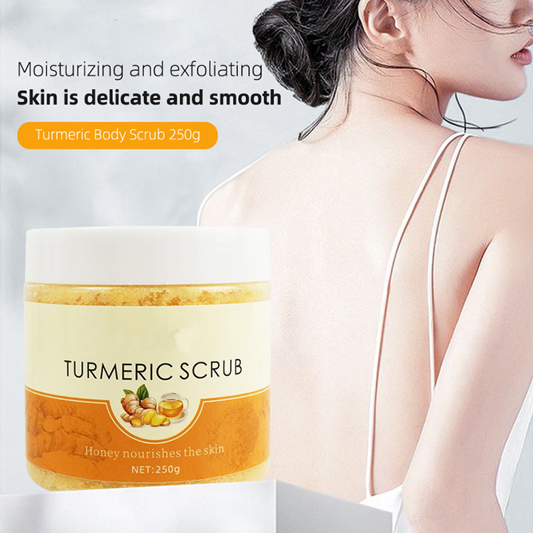 High Quality Private Label Remove Acne Skin Whitening Skin Care Turmeric Scrub for Dark Spots