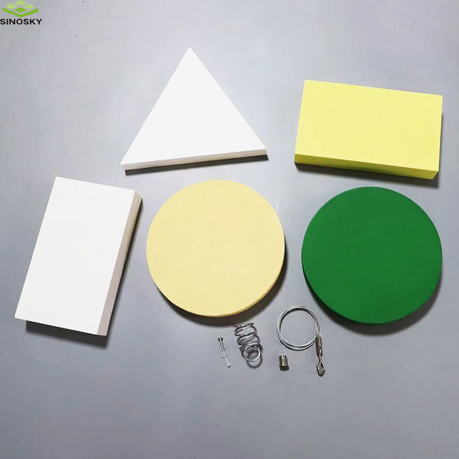 New Style Decoration Fiberglass Beffle Suspended Ceiling Acoustic Wall Panel