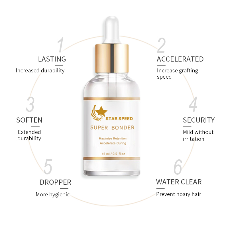 Star Speed Factory Supply Lash Bonder 15ml Eyelash Extension Super Bonder Fast Drying Beauty Tool Lash Extension Retention