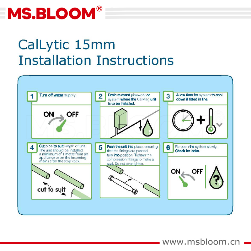 Electrolytic Scale Reducer Inhibitor Compression Connection