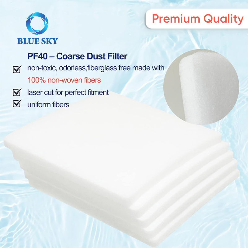 High Quality PF40 Replacement Pre-Filter Pads for Iqair PF40 Coarse Dust Pre-Filtration Air Purifier