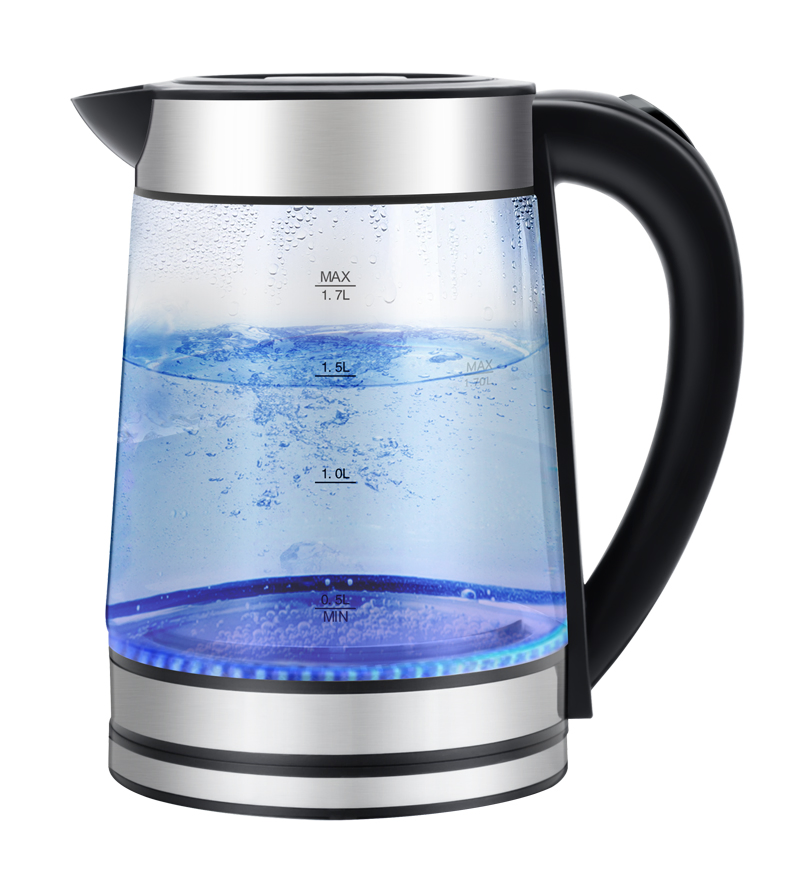 1.7L Glass Electric Kettle - BPA Free, Premium Borosilicate Glass, Food Grade Glass, 1.2L, 2.0L