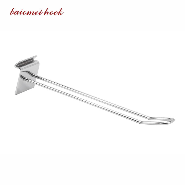 Factory Custom Slatwall Double Wire Hook Display Groceries for Shop