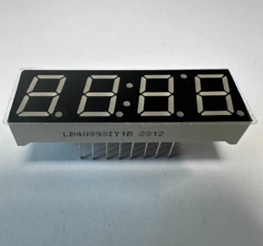 7 Segment LED Clock Display for Home Appliances and Electronics