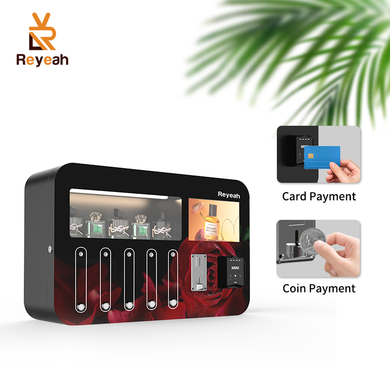 Small Wall-Mounted Perfume Spraying Vending Machine for Shopping Malls for Convenient Cologne Dispensing