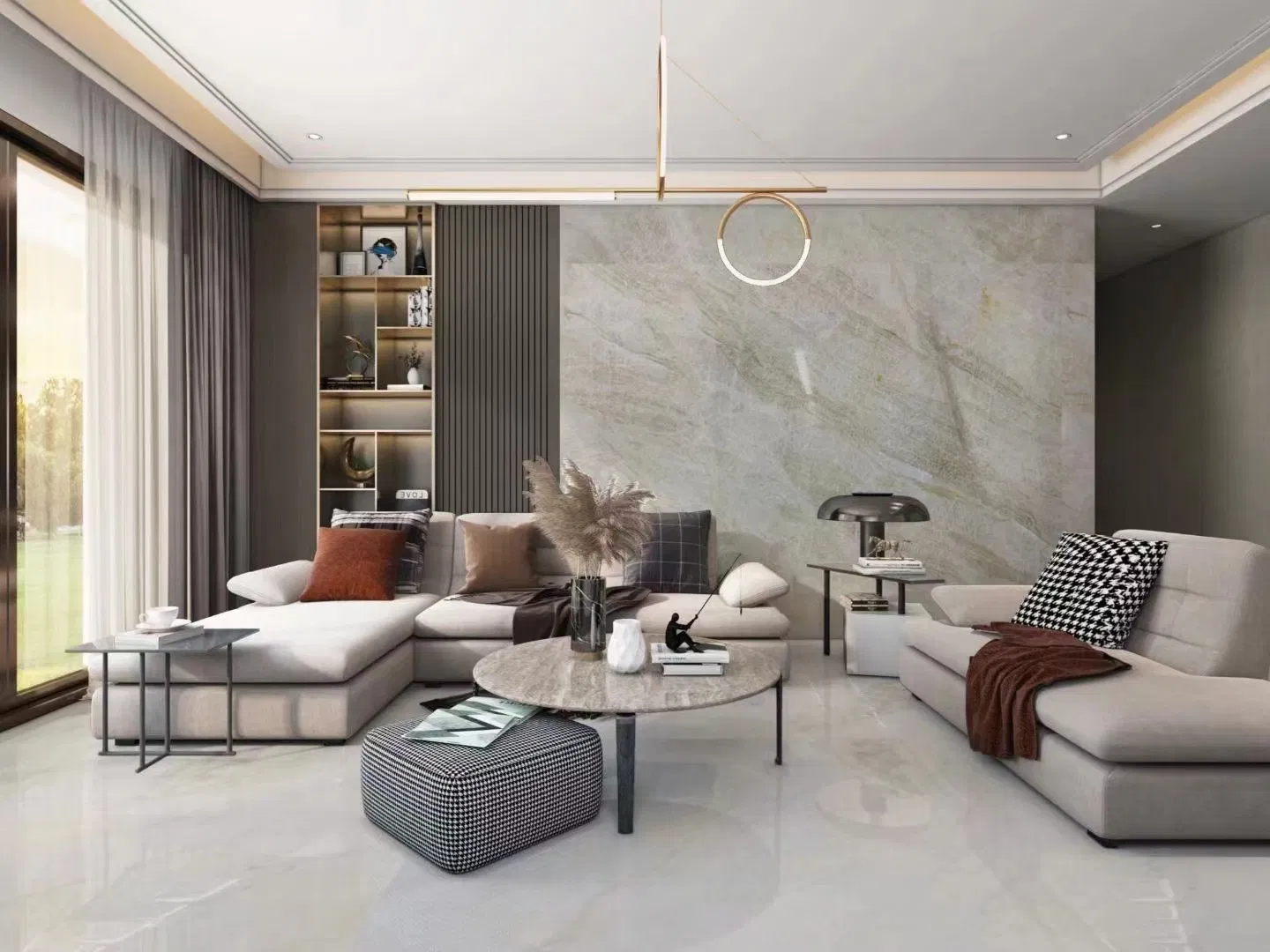 Luxury Stone in Stock on Sale Polished White Marble