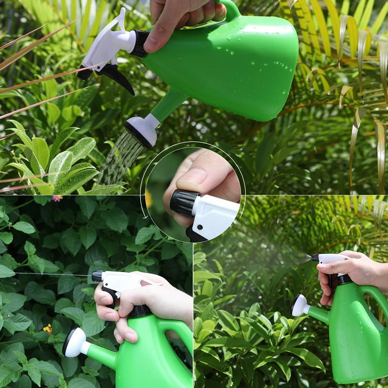 Watering Can Spray Bottle Rain Spray Function Plastic Watering Can