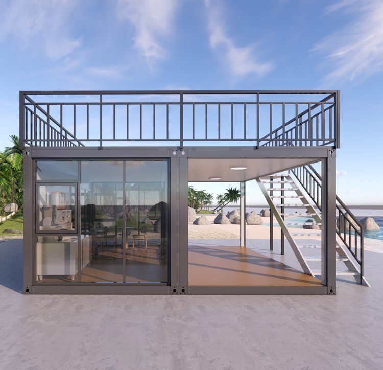 High quality Detachable Prefab Tiny Modular Portable Prefabricated House Easy Installation Container House Garage Storage Mobile House