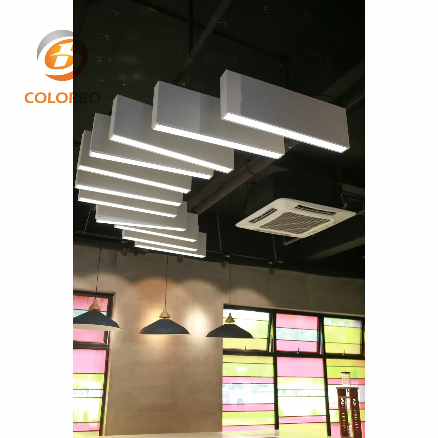 Linear creative decorating  custom lighting chandelier