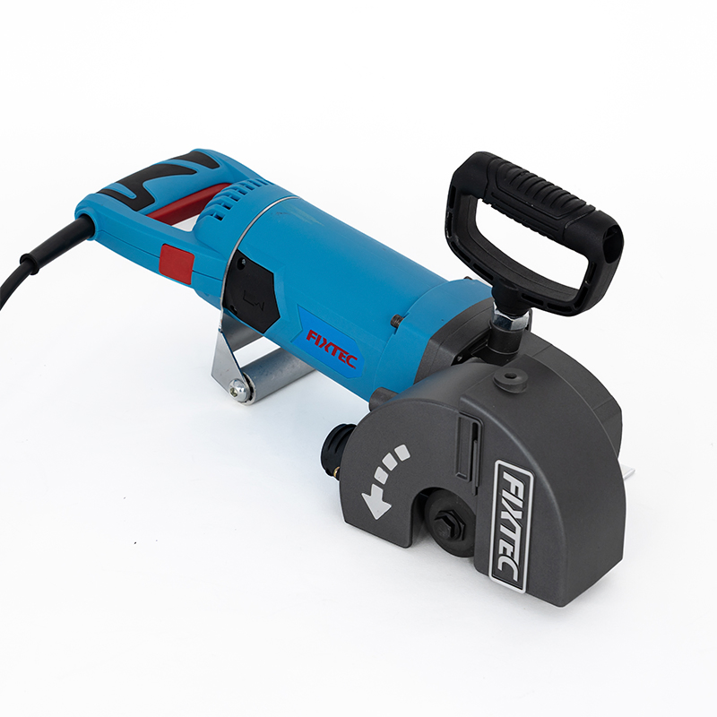 Fixtec Industrial Grade 2400W Brick Granite Marble Cutting Machine Handheld Wall Chaser