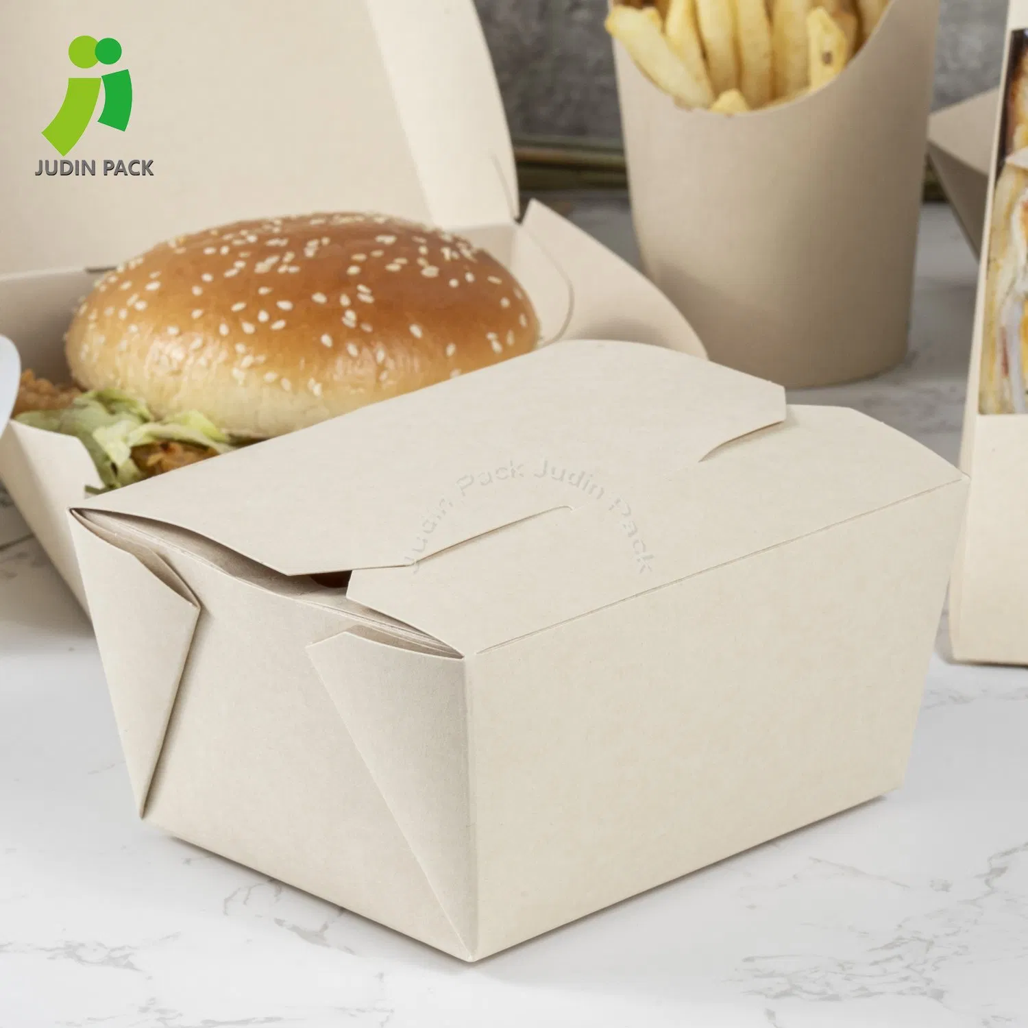 Disposable Kraft Take Away Box for Food Packaging