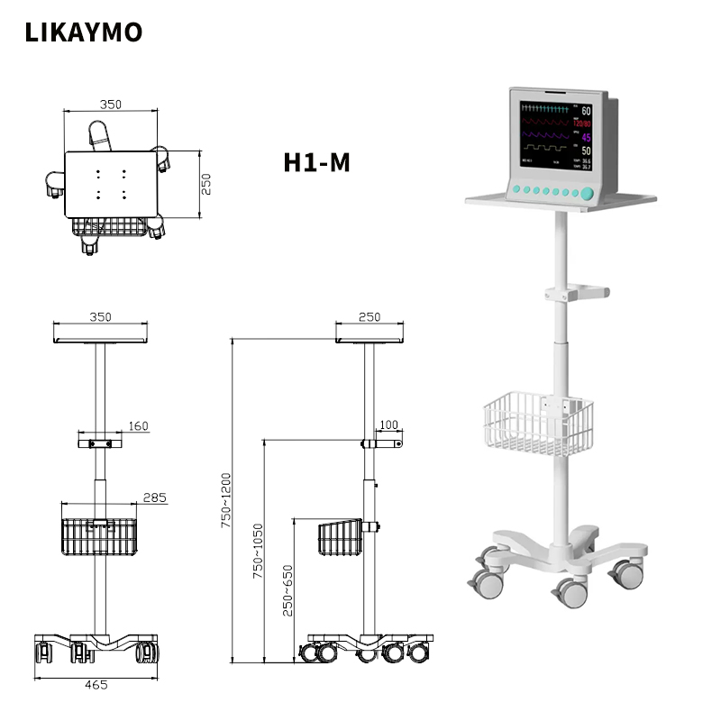 Versatile Hospital Trolley Cart for Efficient Medical Workflows