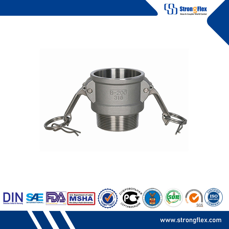 Strongflex OEM Stainless Steel Self-Lock Coupling Type B Camlock