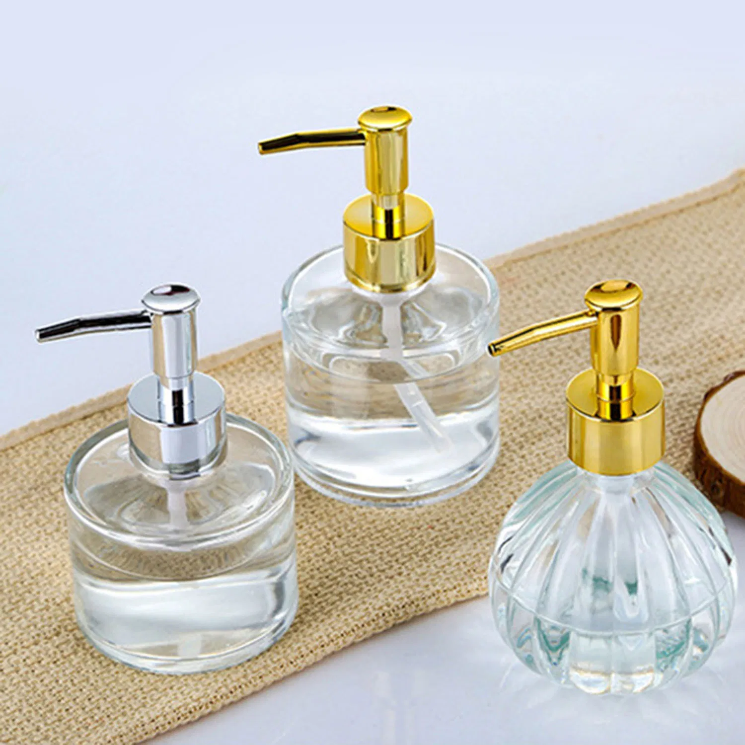 140ml/170ml/220ml/500ml Clear Soap Dispenser with Rust Proof Pump Soap Dispenser Bathroom, Plastic Hand Soap Dispenser, Dish Soap Dispenser for Kitchen