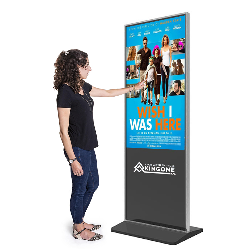 Floor Stand Digital Signage Monitor 65 Inch Indoor Interactive Media Display Manufacturer China