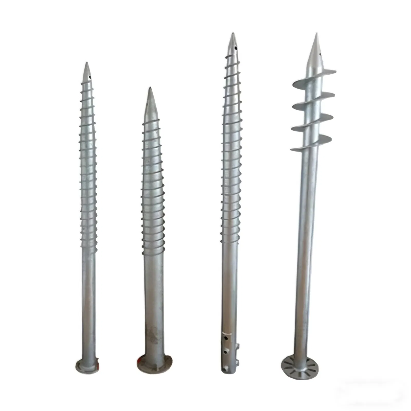 Винтовая свая для солнечных панелей с оцинковкой