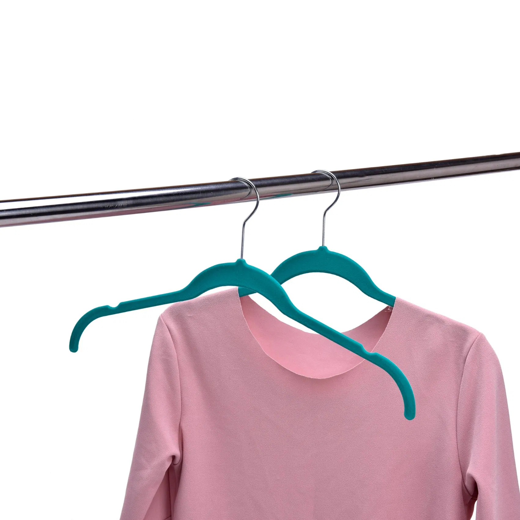 Premium Velvet Skirt Hangers (20 Pack) Non Slip Velvet Pants Hangers with Metal Clips 360° Hook Durable Ultra Thin Space Saving Velvet Hangers