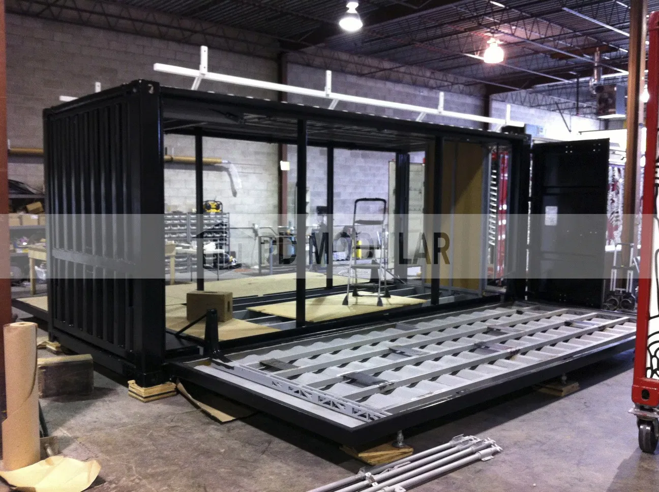 Prefab Modular Movable Shipping Container Ice Cream or Coffee Shop