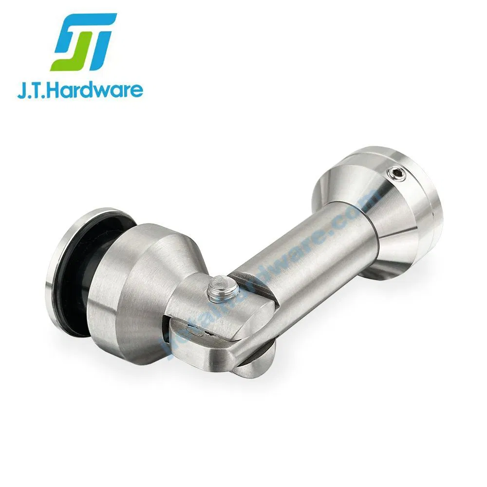 Stainless Steel Glass Door Pivot Systems Glass to Wall Corner Connectors