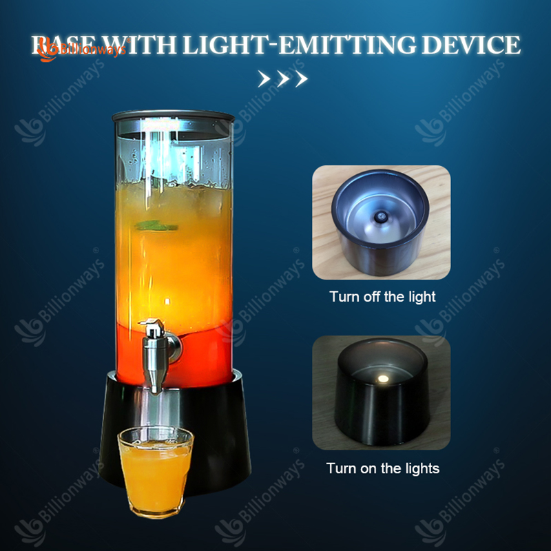 Easy Assembly Beverage Dispenser Tower with Customization Support Options