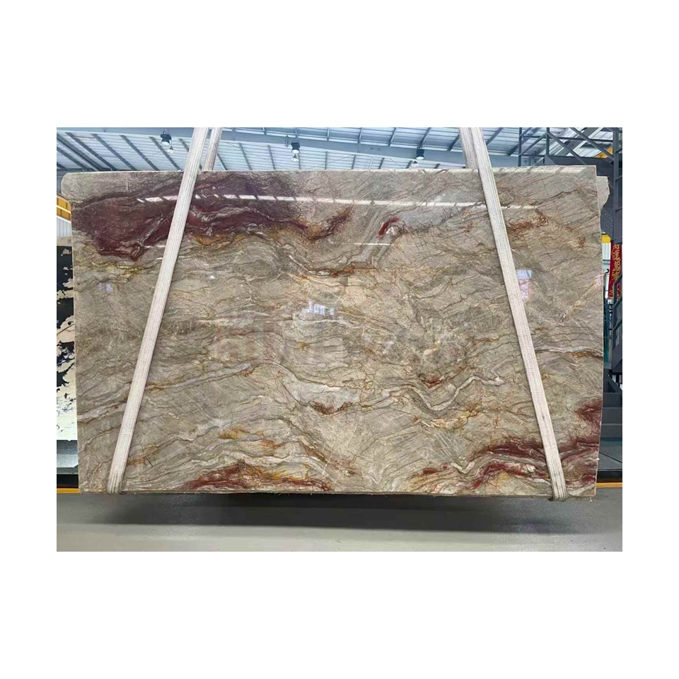 Newstar Top Quality Luxury Style Customize Design Natural Marble Kitchen Countertop Island