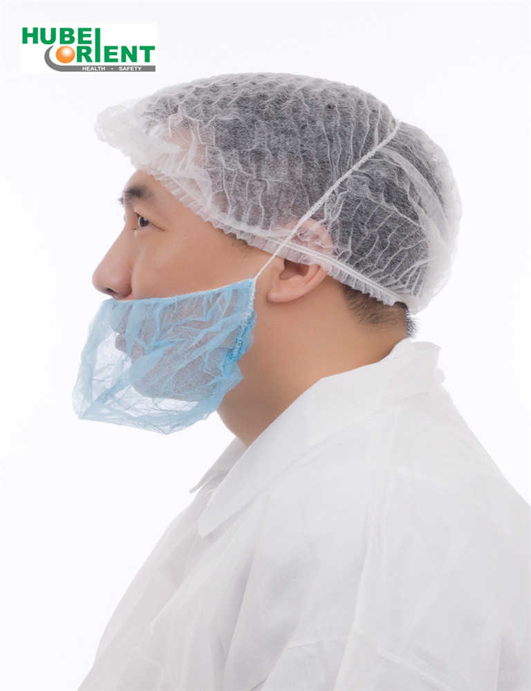 Disposable Head Cover / Mob Cap / Beard Cover 18 Inch Single Elastic