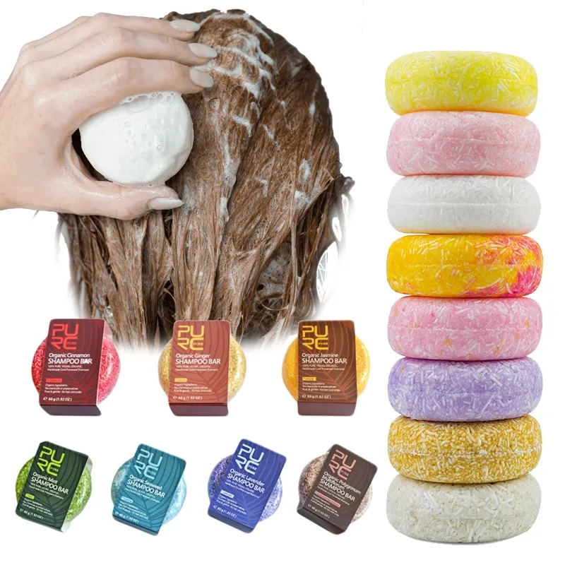 Customized Bar Hair Soap Natural Solid Vegan Shampoo and Conditioner Bar