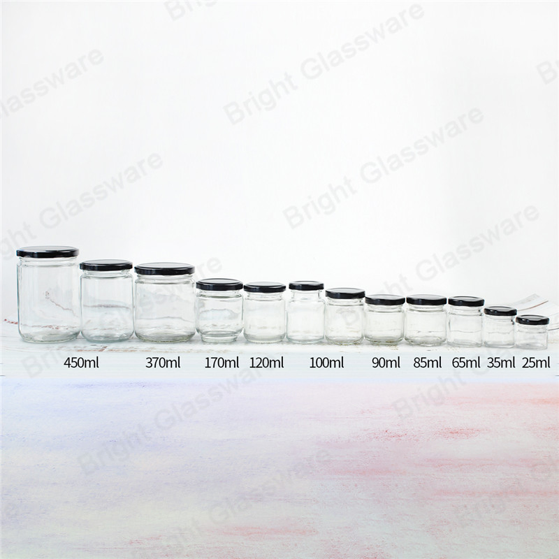 Cheap Round Glass Jar with Lid for Wholesale