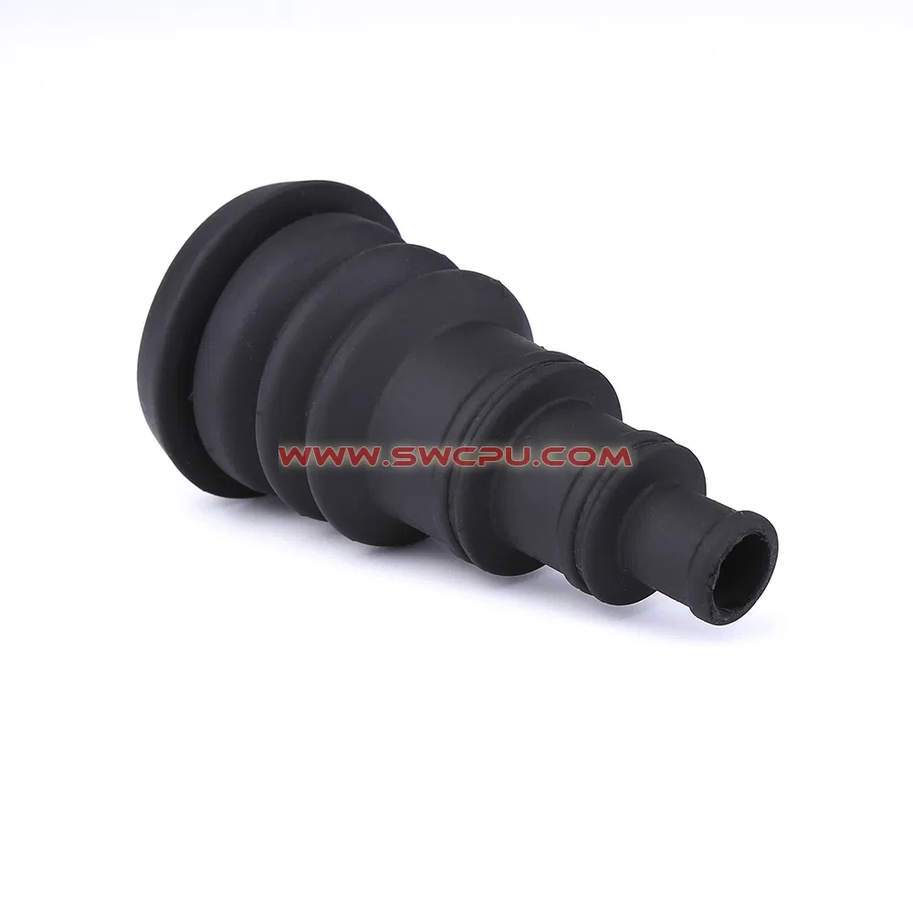 Custom Precise Molded Bending Support Bellow Anti Static EPDM Rubber Sleeve Bellows Manufacturer