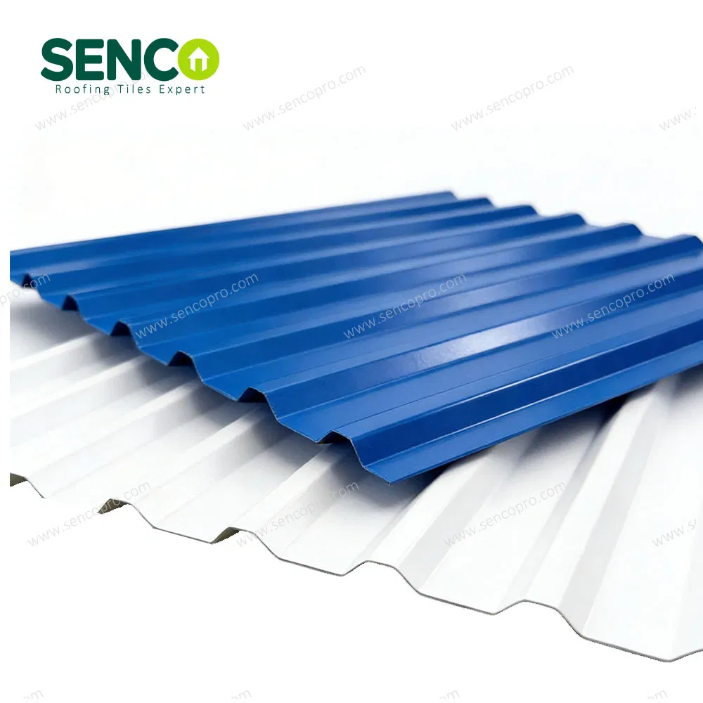 Customized Multi-Color Corrosion-Resistant ASA PVC Roof Tiles for House Villa Factory