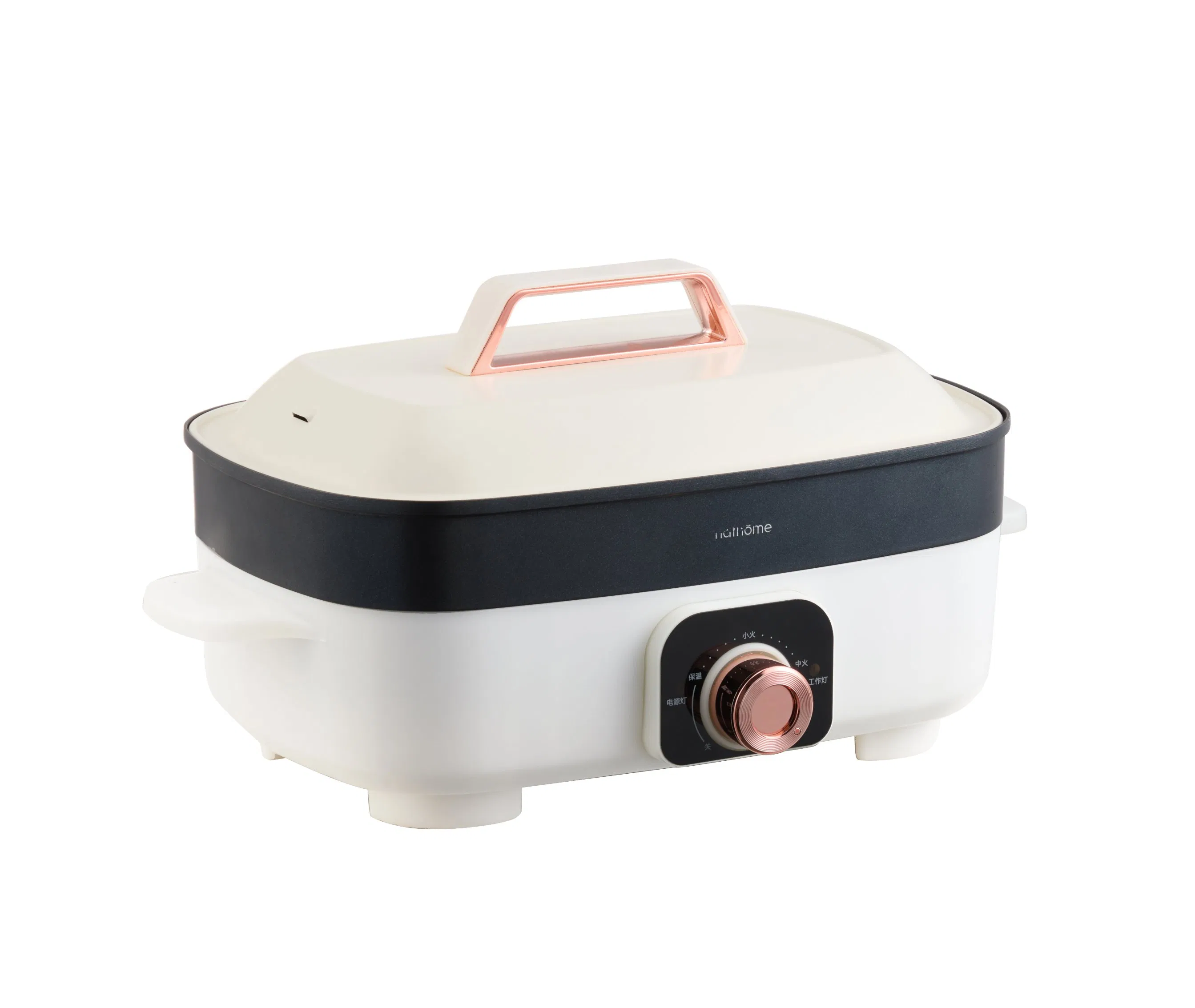 Multifunctional Cooking Pot with Non Stick Coating for Baking Grilling and Steam BBQ Pot