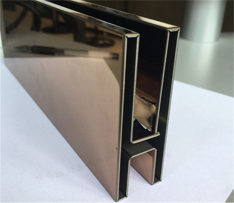 Decorative Stainless Steel Frame Cover, Door Frame, Wind Frame, with Brush or Mirror Finish