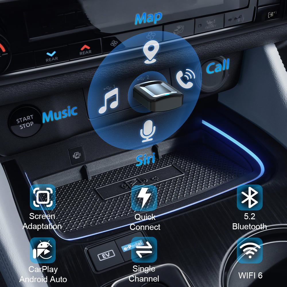 Адаптер для CarPlay и Android Auto проводной USB