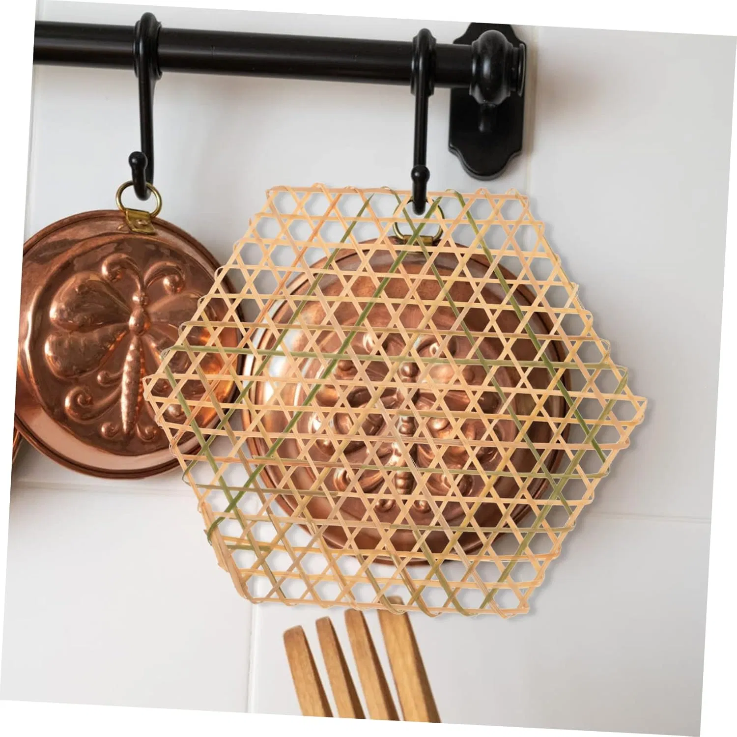 Woven Bamboo Mesh Mat for Steaming Food