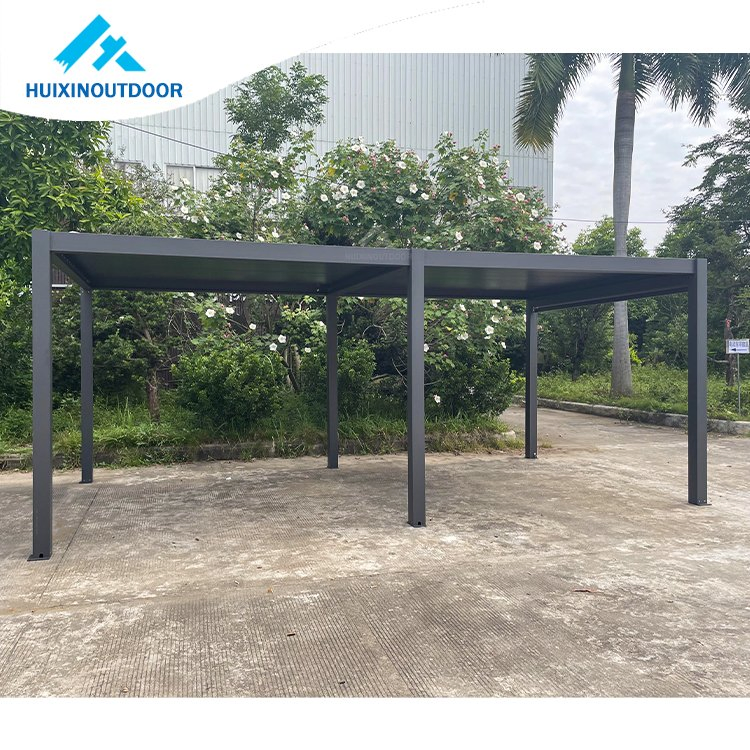 Factory Wholesale Retractable Awning Louvered Roof Rainproof Patio Pergola Cover for Outdoor Living