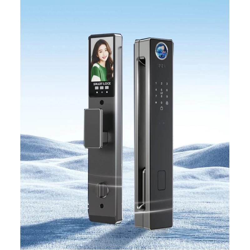 3D Face Unlock Real Time Intercom Smart Door Lock