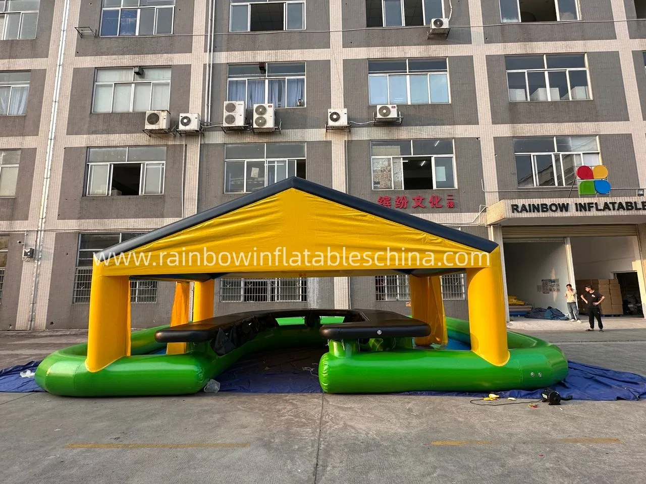 Giant Inflatable Tent with Pool for Outdoor Event and Brand Promotion