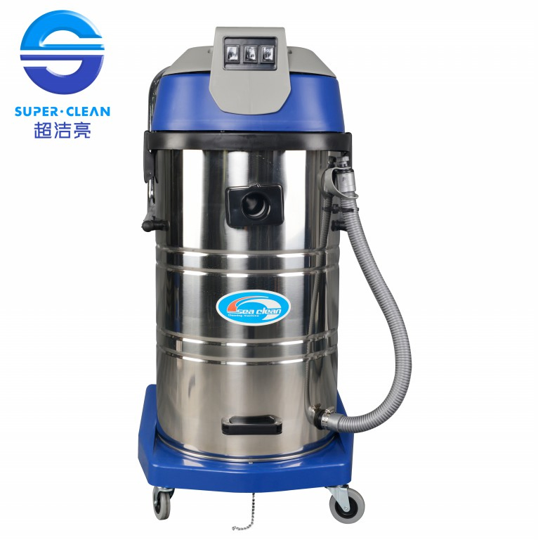 Industrial 80L 2000W Wet and Dry Vacuum Cleaner with Tilt