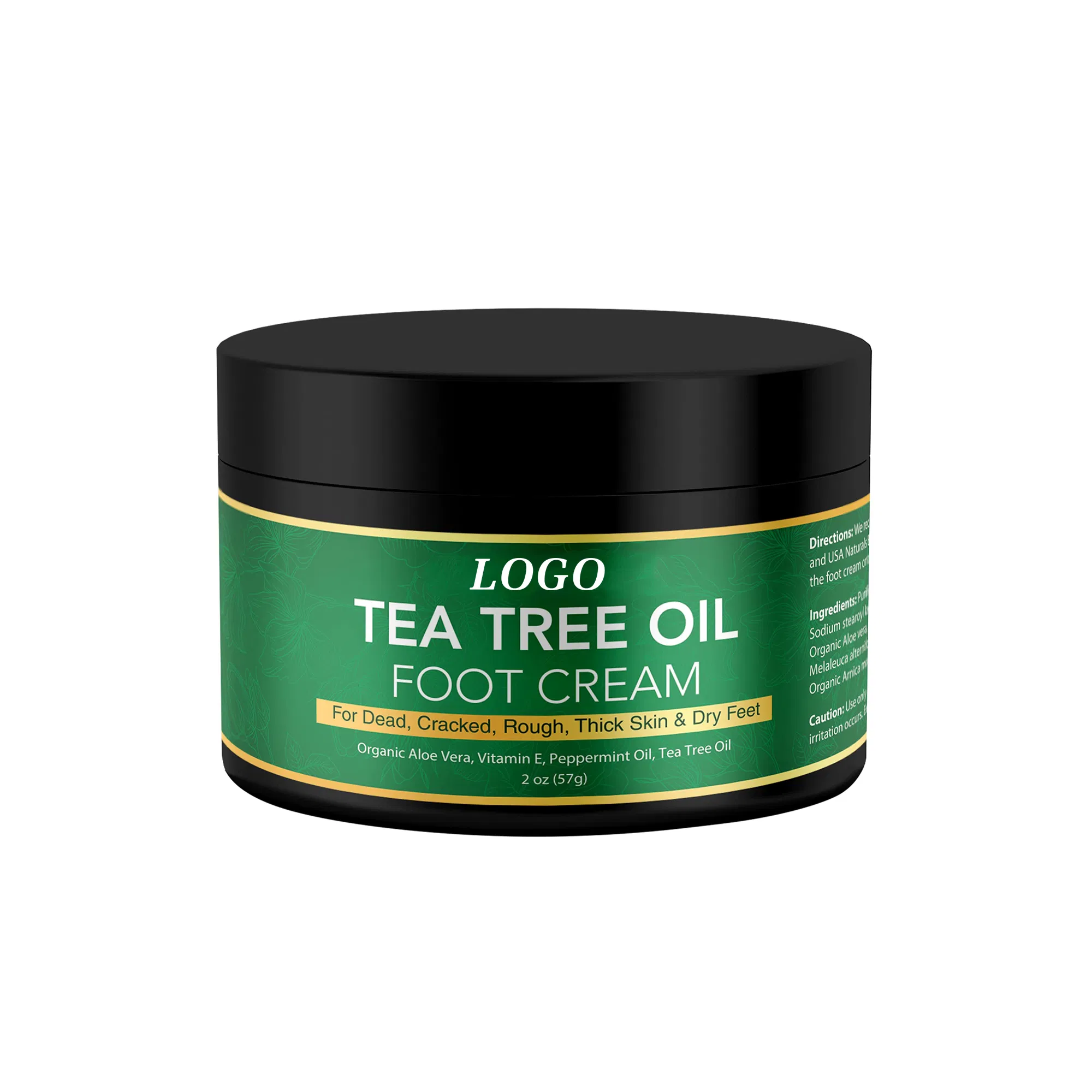 Beauty Cosmetics Skin Care Soothing Dry Mild Tea Tree Oil Foot Cream
