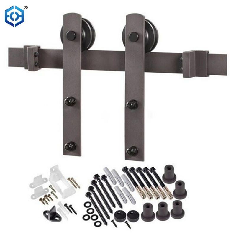 Wholesale Carbon Steel 5-16FT Single Wood Sliding Barn Door Hardware Kit