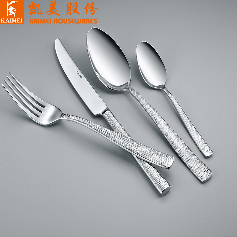 Chinese Stainless Steel Cutlery Set Mirror Polished for Hotel & Wedding