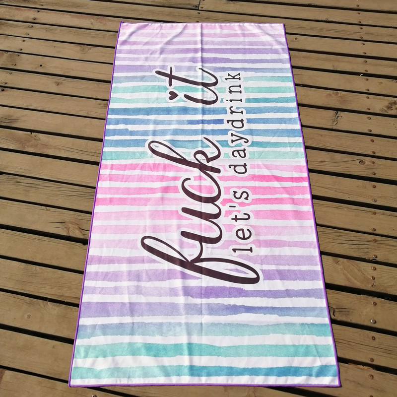 Hot Sale Summer Quick Dry Digital Printed Microfiber Beach Towel