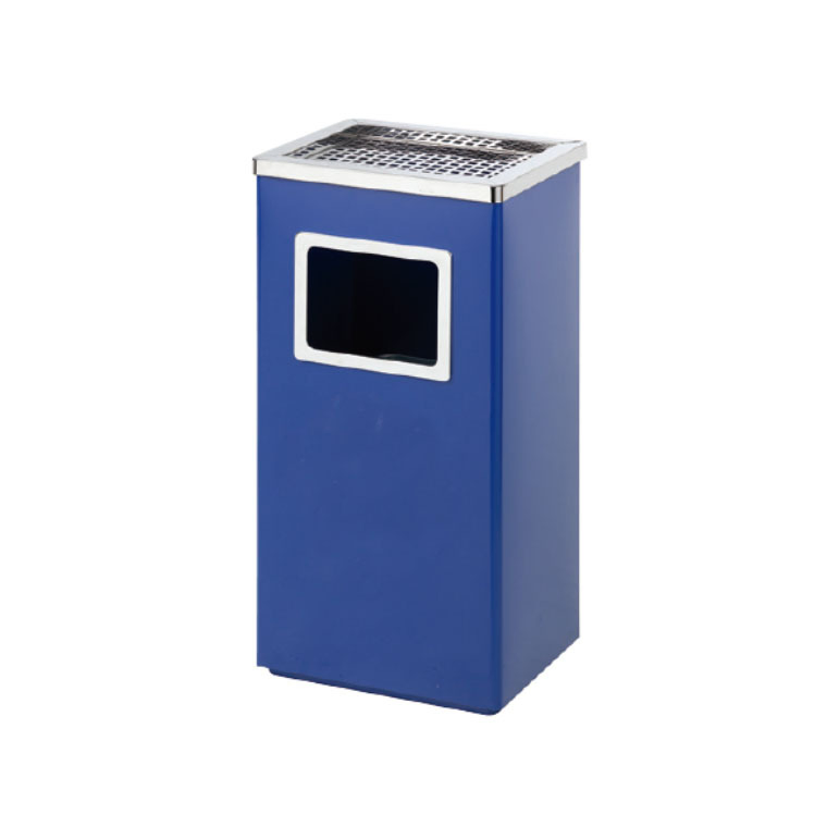 New Design Waste Container Elegant Refuse Bin Metal Garbage Can for Public Spaces