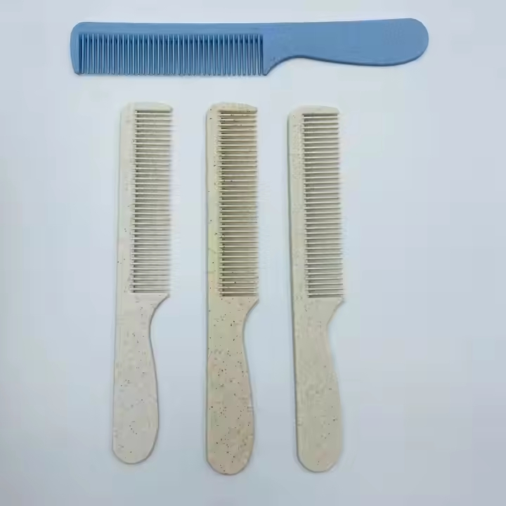 Luxury Hotel Disposable Comb Environment-Friendly Kraft Paper Packaging Wheat Straw Comb