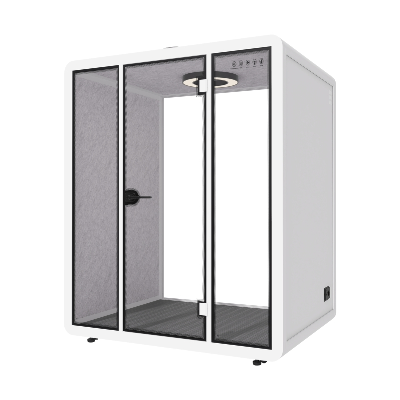 Phone Booth Pod for Universities with High Density Panels and Energy Efficient Lights