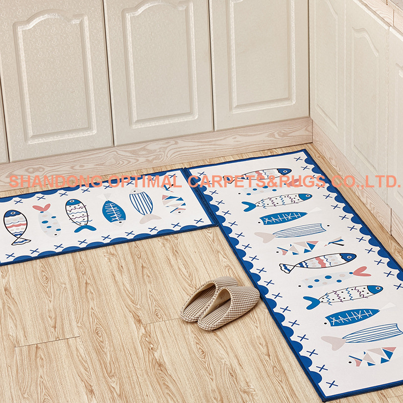 Kawaii Welcome Floor Mats Animal Cat Printed Bathroom Kitchen Carpets Doormats Cat Floor Mat for Living Room