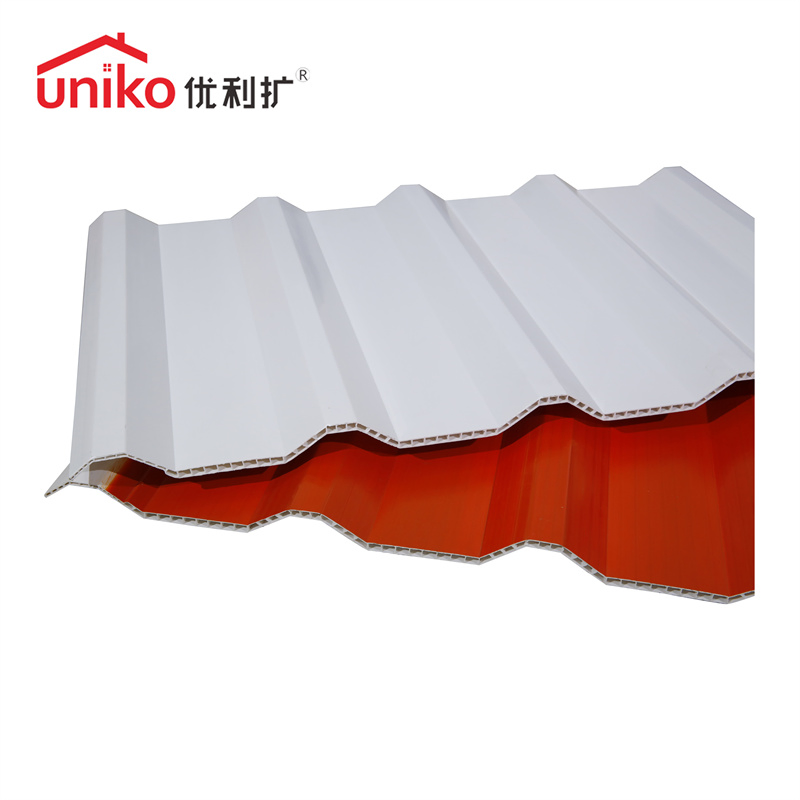 Shenyu Excellent Heat Insulation Roofing Sheet Hollow UPVC Roofing Tiles